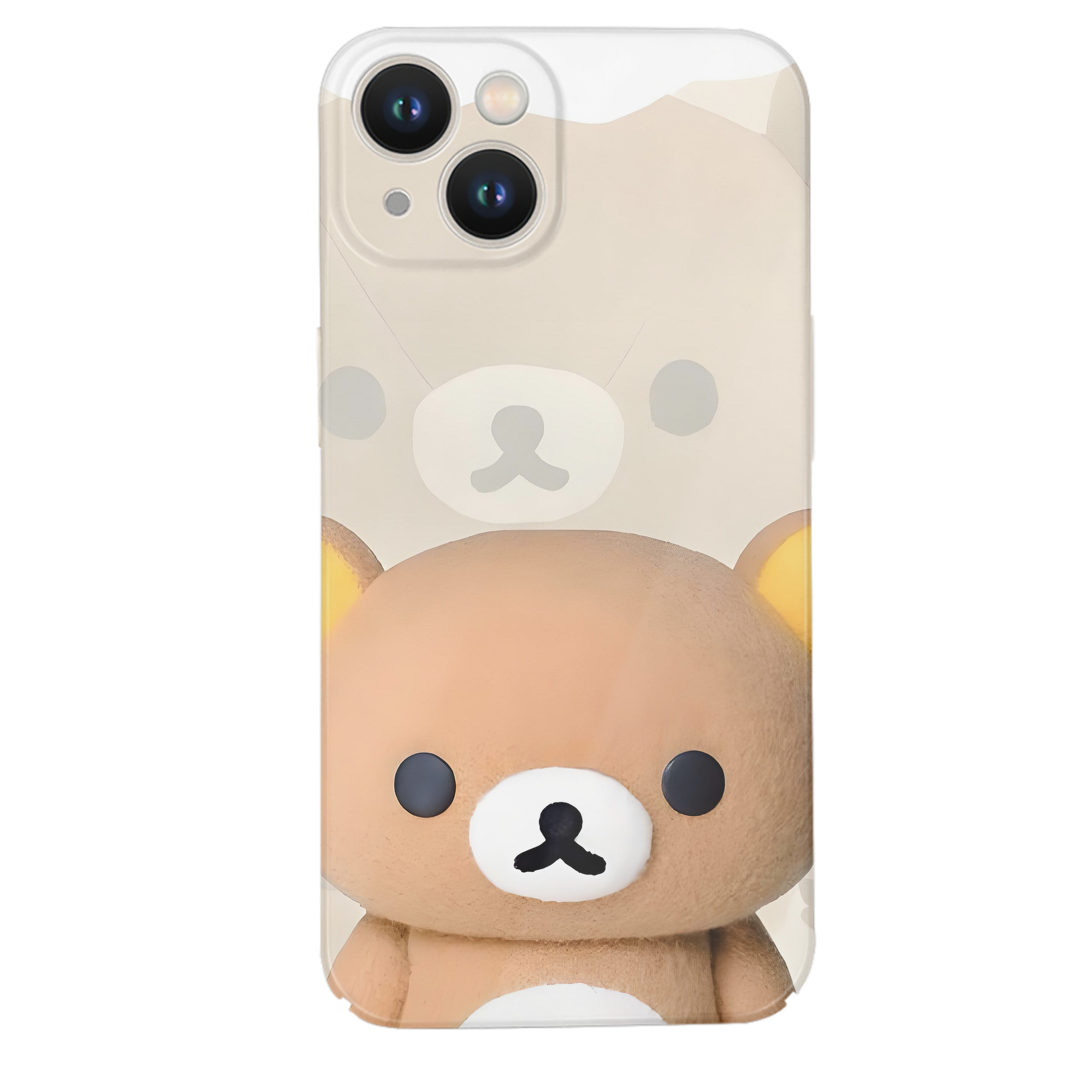 （画像用） リラックマ リラックマ キイロイトリ Rilakkuma Korilakkuma Kiiroitori 【iPhone 14シリーズ対応】ハードケース